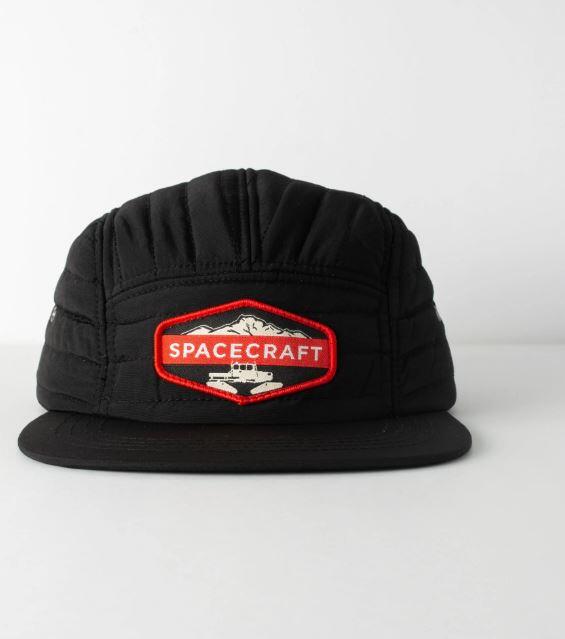 SpaceCraft Camp Puffy Cap - Black