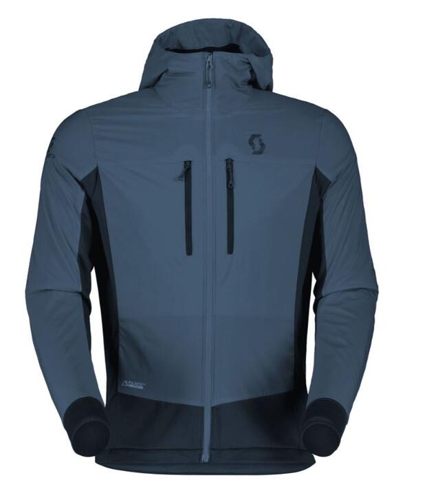 Scott Explorair Alpha Hoody - Metal Blue/Dark Blue