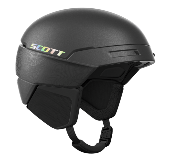 Scott Flow Pro Mips Helmet - Granite Black/Holo Grey