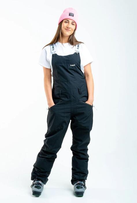 Planks Fun-garees Wmns Bib Pant - Black