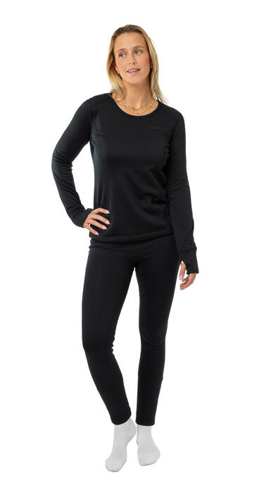 Bula Womens Base Layer Set - Black