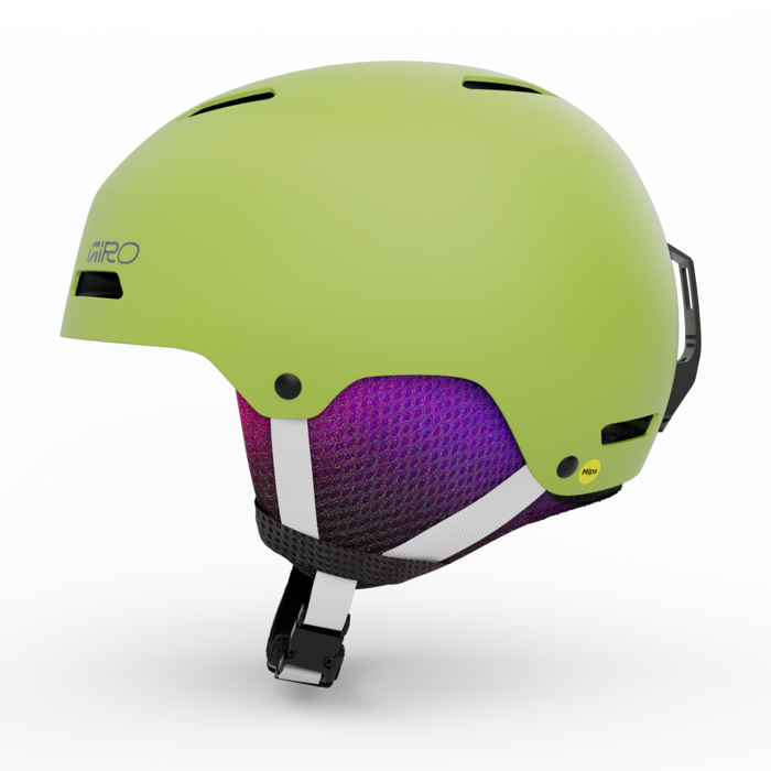 Giro Crue Mips - Matte Fluorescent Green