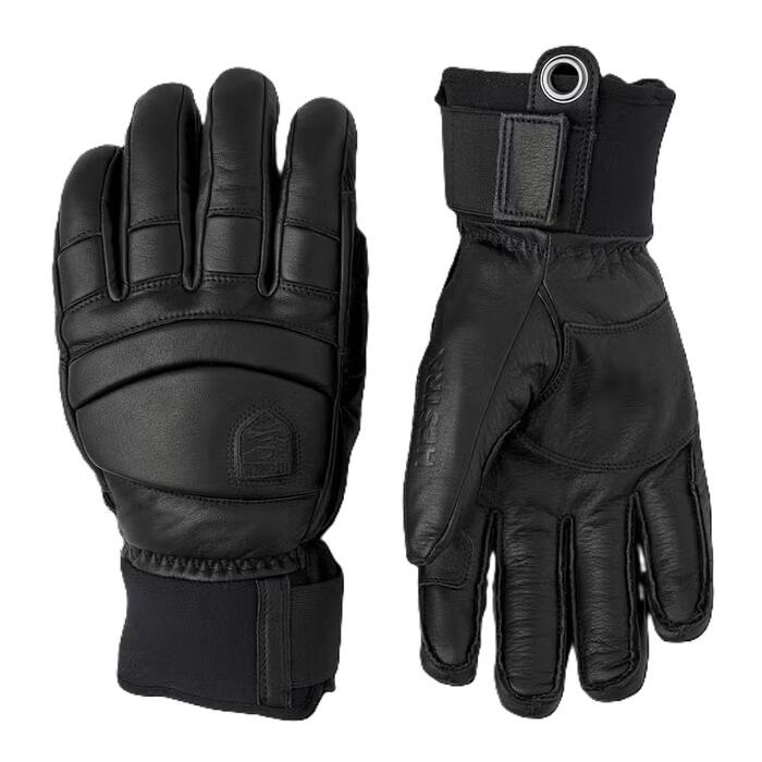 Hestra Fall Line - 5 Finger - Black/Black
