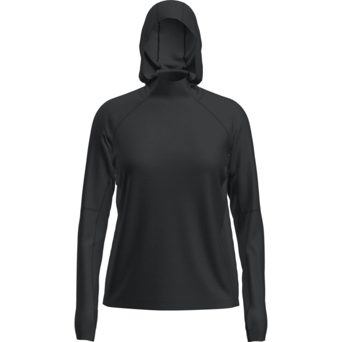Icebreaker W 150 MerinoFine Ace LS Hoodie UPF - Black