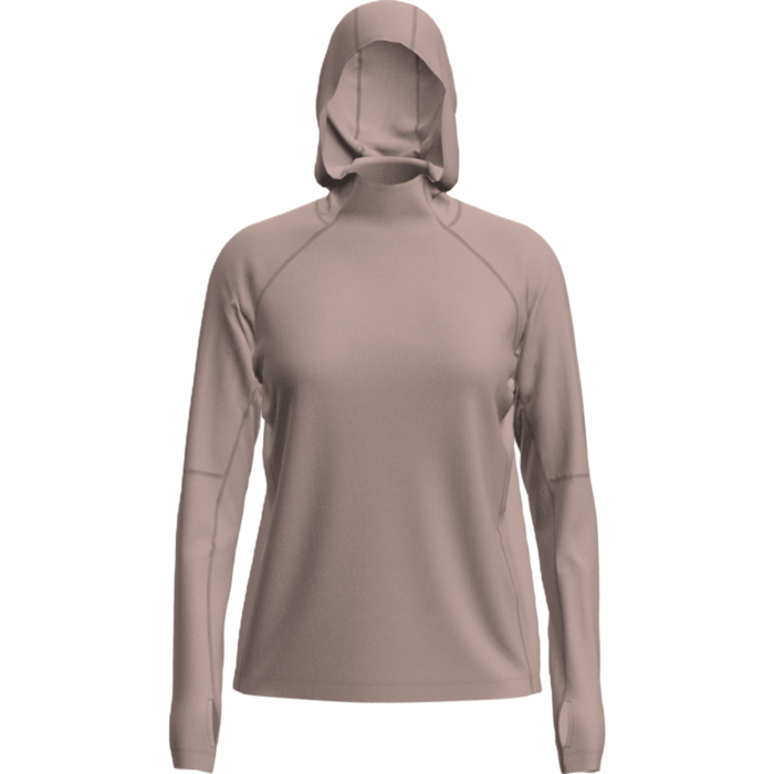 Icebreaker W 150 MerinoFine Ace LS Hoodie - Pink Quartz