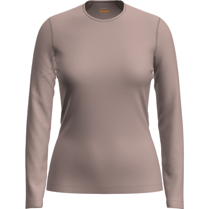 Icebreaker Merino 200 Oasis Wmns LS Crewe  - Pink Quartz