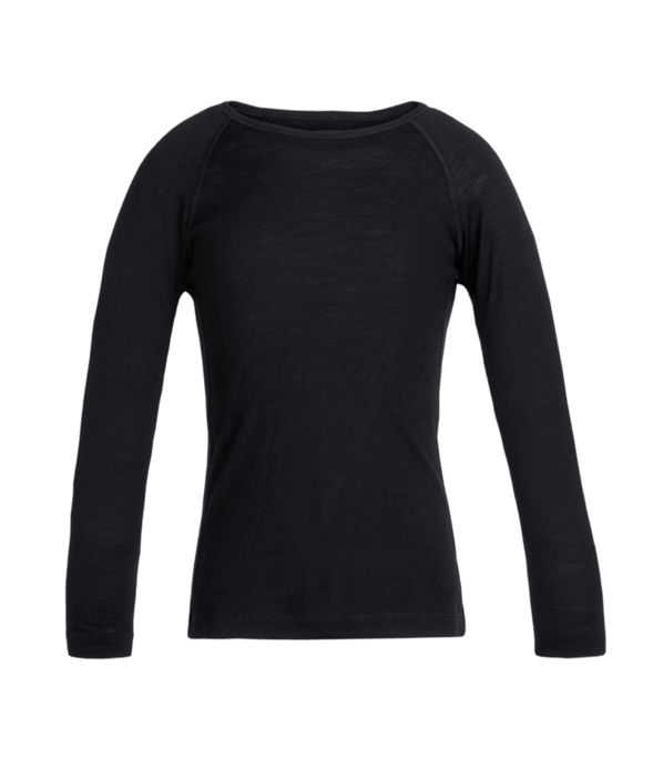 Icebreaker K Merino 200 Oasis LS Crewe - Black