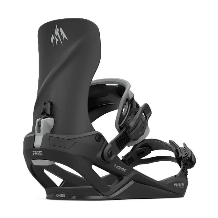 Jones Mercury Fase Snowboard Binding - Stealth Black