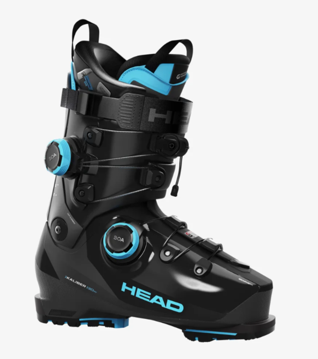 Head Kaliber 130 BOA MV GW Ski Boot - Black/Speed Blue