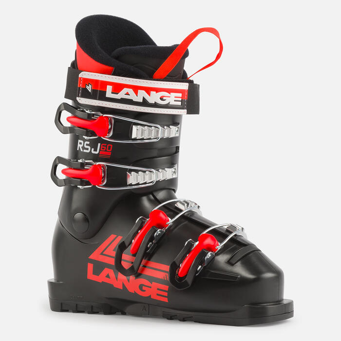 Lange RSJ 60 Kids Ski Boot - Black/Electric Red