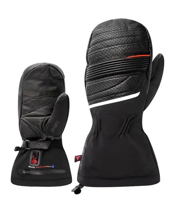 Lenz Heat Mitt 6.0 Finger Cap - Black