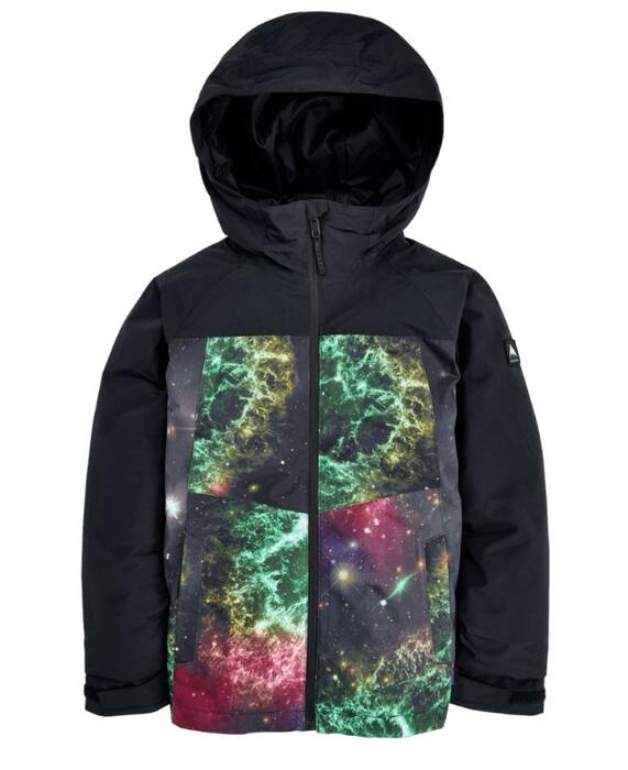 Burton Lodgepole 2L Kids Jacket - True Black/Painted Planets