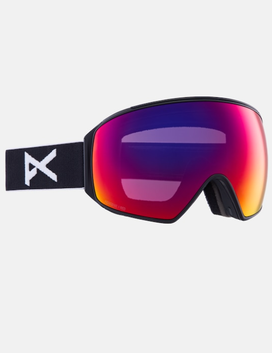 Anon M4 Toric Goggle + MFI® Face Mask - Black/Prcv Sunny Red + Cloudy Burst