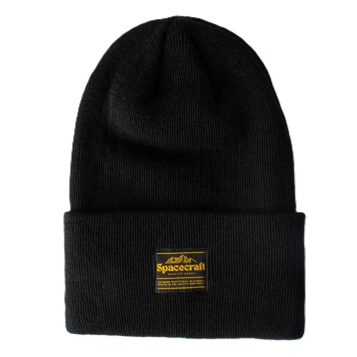 SpaceCraft Merino Lotus Beanie  - Black