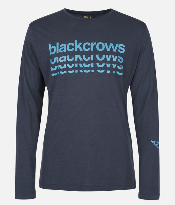 Black Crows Black Merino Long Sleeve BC Tee