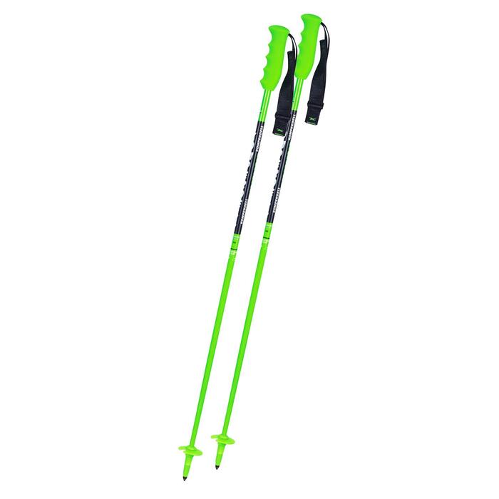 Komperdell Nationalteam Carbon Kids Ski Pole - Green/Black