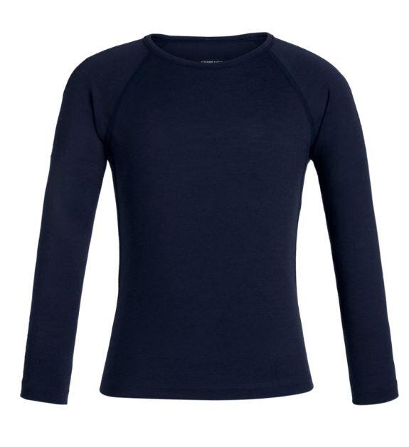 Icebreaker Oasis 200 Kids LS Crewe - Midnight Navy