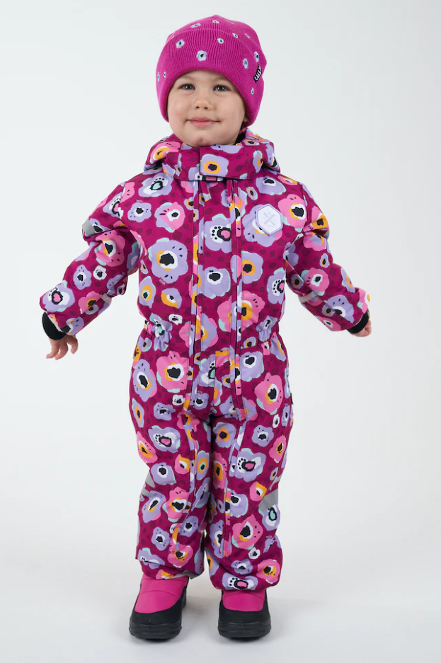XTM Papoose II Kids Ski Suit - Fuschia Poppy