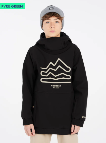 Protest Quinz Kids Jacket - True Black