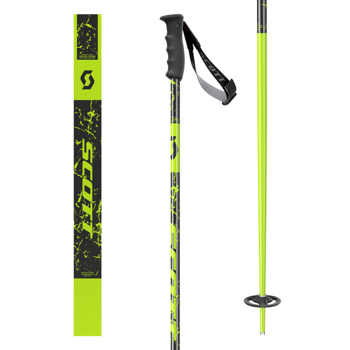 Scott Pure SRS Ski Pole - Fluo Yellow