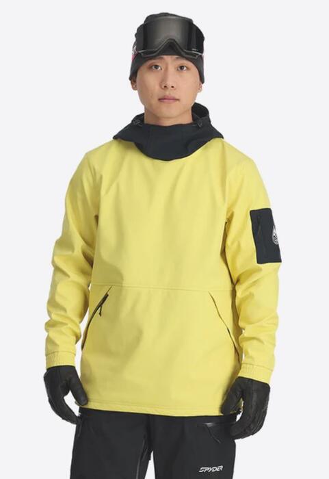 Spyder Softshell Riding Hoodie - Yellow