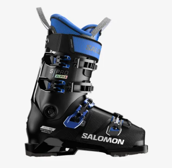 Salomon S/Pro Alpha 120 EL Ski Boot - Black/Race Blue