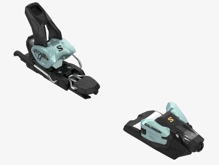 Salomon Strive 12 GW Ski Binding - Bleached Aqua/Gold