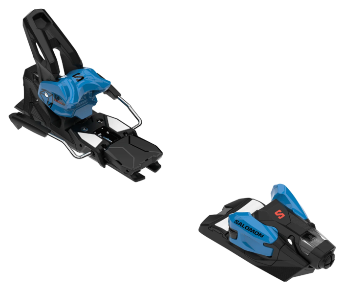 Salomon Strive 14 GW Ski Binding - Process Blue Met/Black/Flame Orange