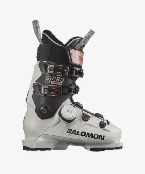 Salomon S/Pro Supra BOA 105 Wmns Ski Boot - Gray Aurora/Black/Pink Gold