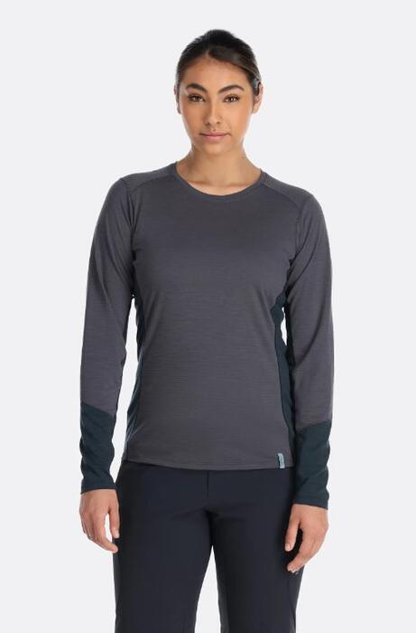 Rab Syncrino Base Wmns LS Tee - Graphene