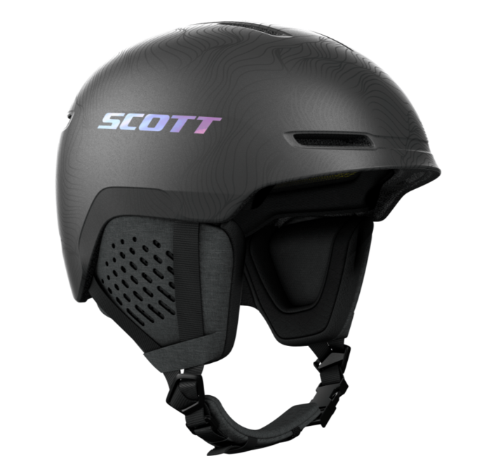 Scott Track Helmet - Granite Black/Holo Grey