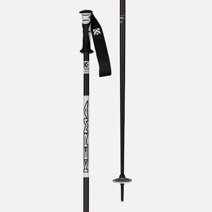 Kerma Vector 4 Ski Pole - Black/White