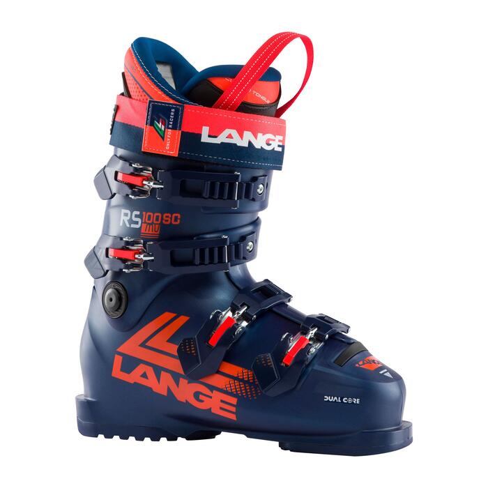 Lange RS 100 SC Kids Wide Ski Boot - Legend Blue