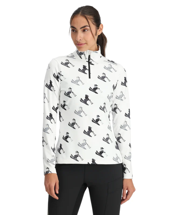 Spyder Vivid Wmns 1/2 Zip - White