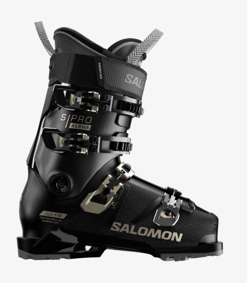 Salomon S/Pro Alpha 110 EL Wmns Ski Boot - Black/Light Bronze Met
