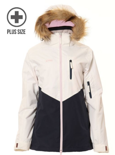 XTM Ayla Plus Wmns Jacket - White/Navy