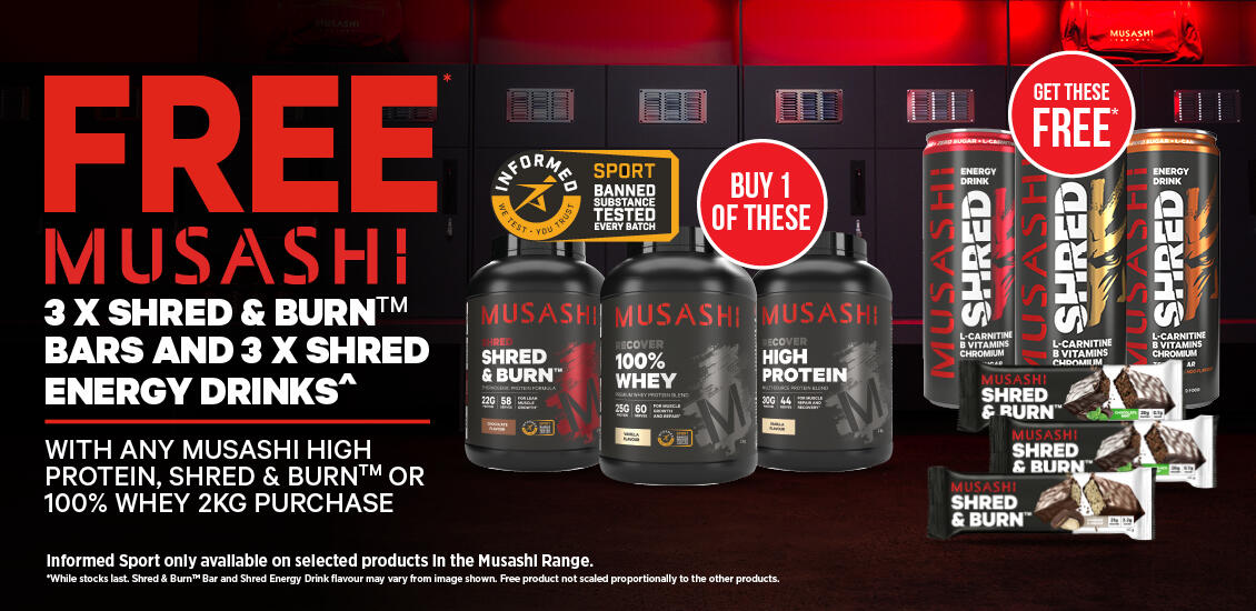 Musashi shred and burn bundle 