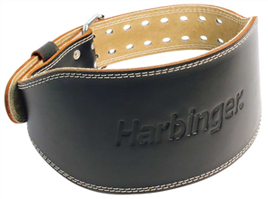 HARBINGER 6INCH PADDED LEATHER BELT