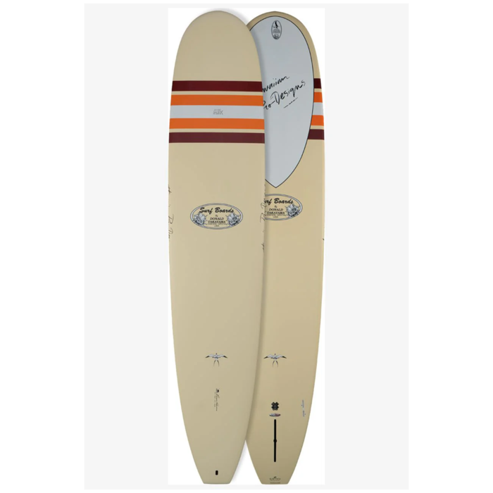 Donald Takayama In the Pink Longboard Surfboard