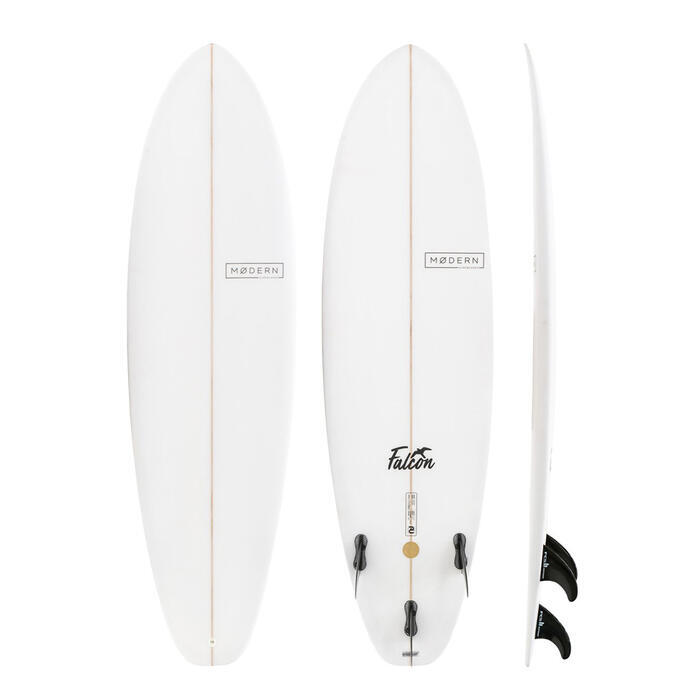 MODERN FALCON PU SURFBOARD - Clear