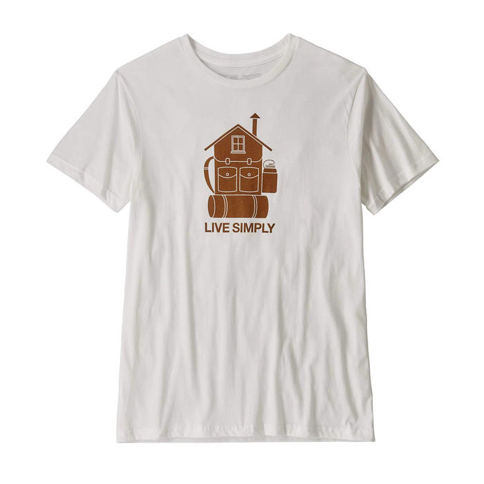 PATAGONIA M'S LIVE SIMPLY HOME ORGANIC T-SHIRT