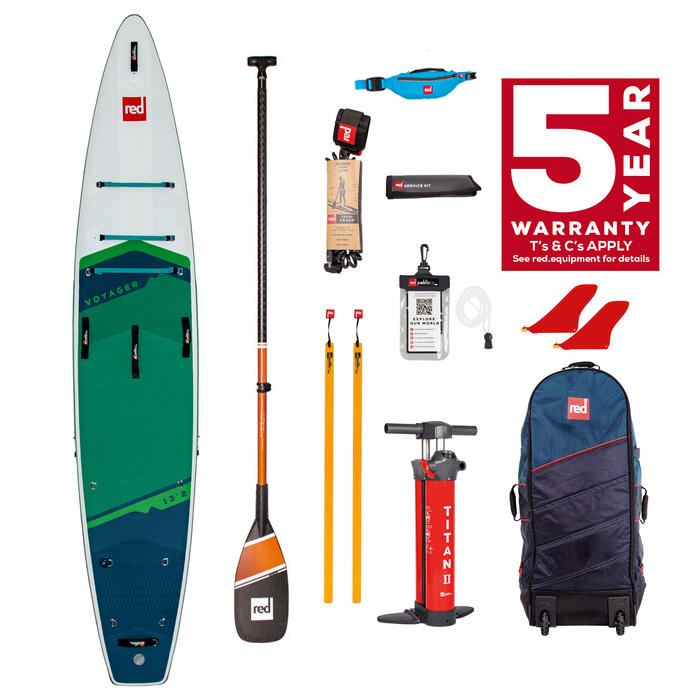 RED PADDLE CO 13'2" VOYAGER PLUS PACKAGE
