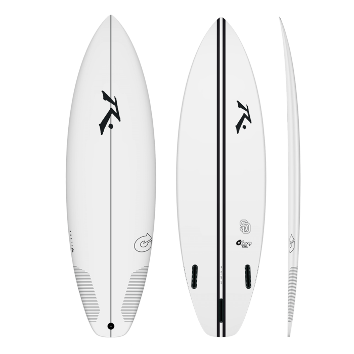 Torq TEC Rusty SD Surfboard, White