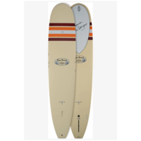 Donald Takayama In the Pink Longboard Surfboard