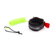 OCEAN & EARTH Basic Wrist Coil Bodyboard Leash - Lime