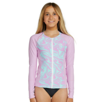 O'NEILL GIRLS BAHIA FZ LS RASH VEST
