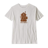 PATAGONIA M'S LIVE SIMPLY HOME ORGANIC T-SHIRT