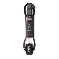 OCEAN & EARTH Sunset 8'0" Moulded Leash - Black
